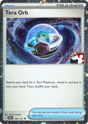 Tera Orb 189  - Holofoil Prize Pack Series Cards - Uncommon