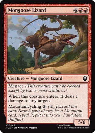 Mongoose Lizard (TLA-148) - Avatar: The Last Airbender Foil