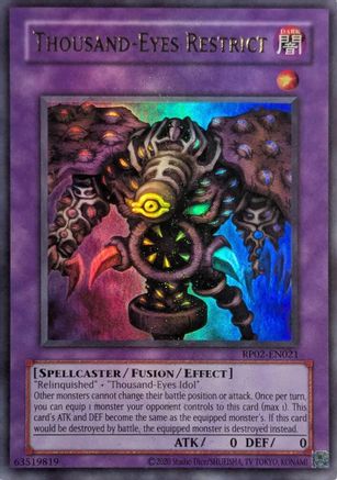 Thousand-Eyes Restrict (RP02-EN021) - Retro Pack 2 (2020 Date Reprint) Unlimited