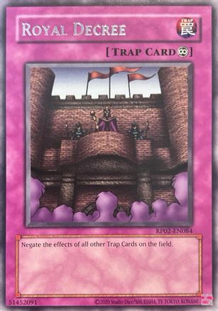 Royal Decree (RP02-EN084) - Retro Pack 2 (2020 Date Reprint) Unlimited