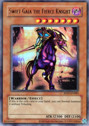 Swift Gaia the Fierce Knight (RP02-EN085) - Retro Pack 2 (2020 Date Reprint) Unlimited