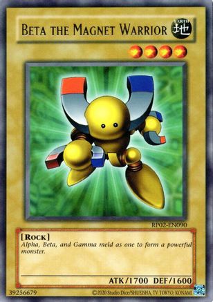 Beta The Magnet Warrior (RP02-EN090) - Retro Pack 2 (2020 Date Reprint) Unlimited
