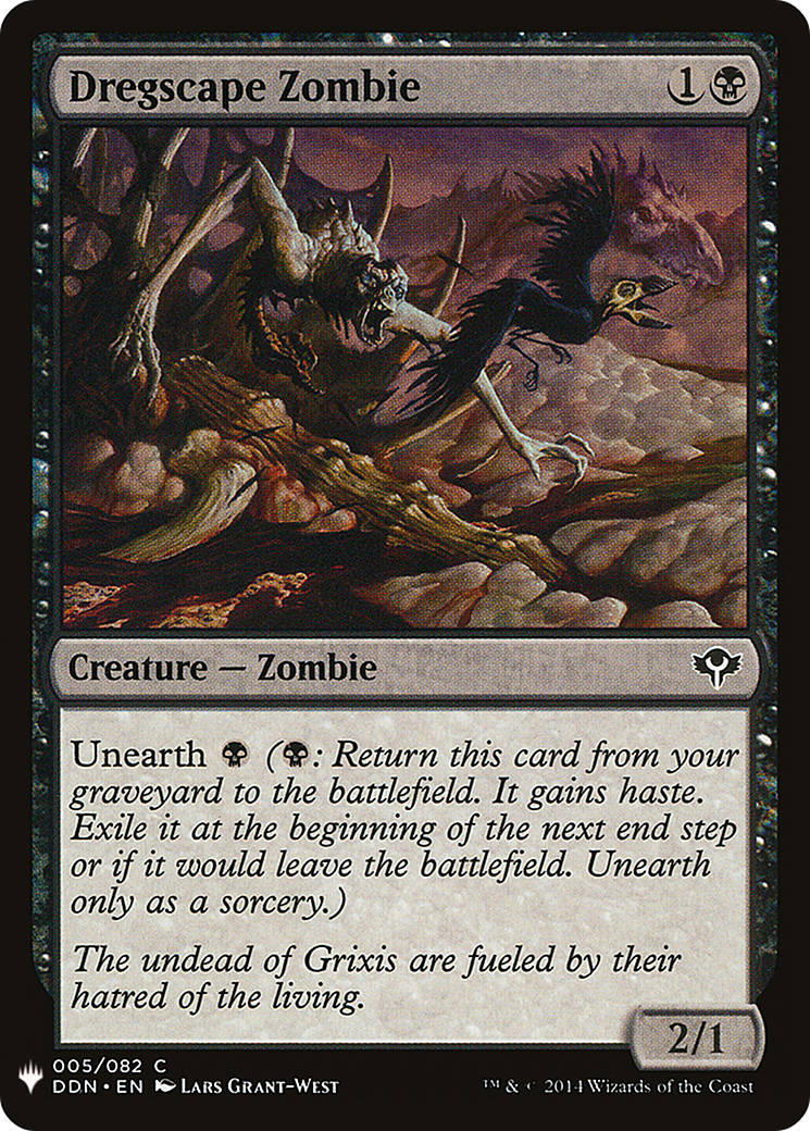 Dregscape Zombie (LIST-005) - The List