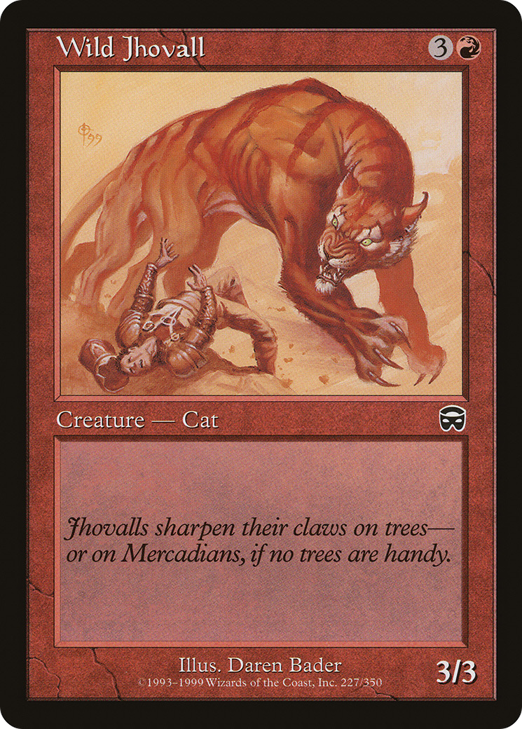 Wild Jhovall (MMQ-227) - Mercadian Masques Foil