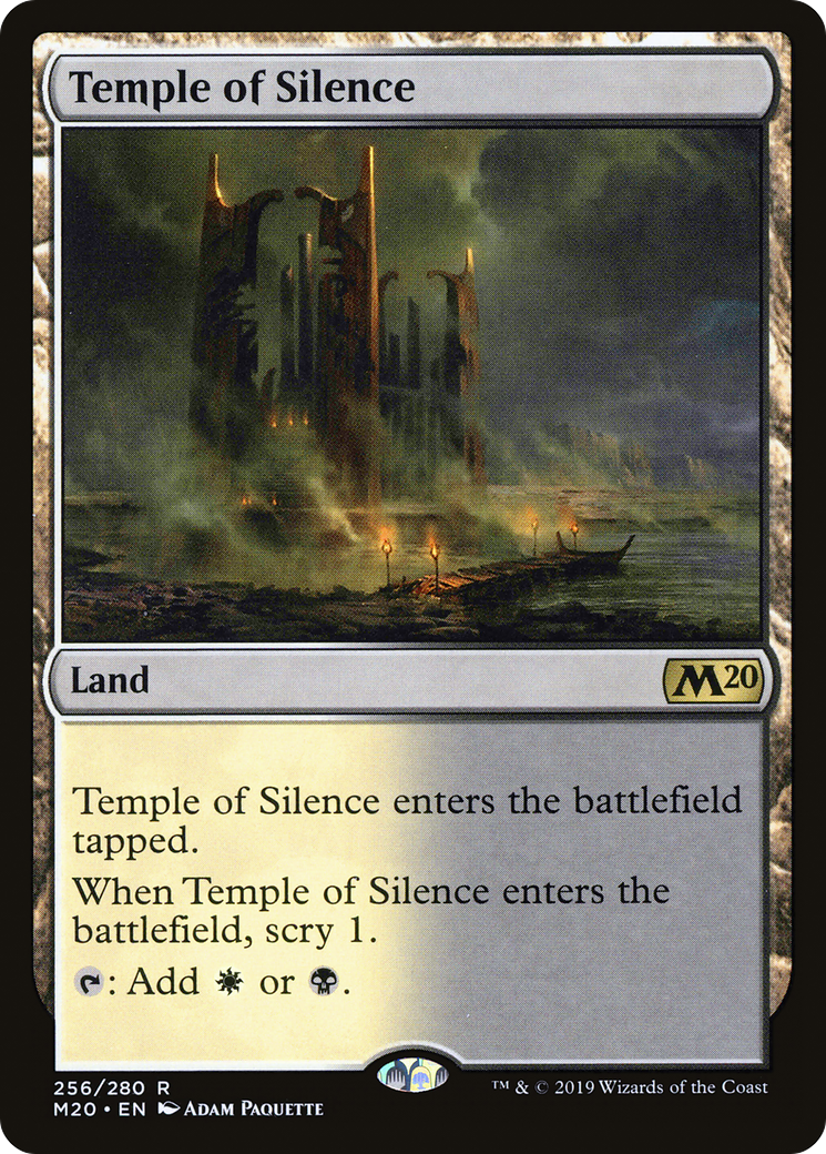 Temple of Silence (M20-256) - Core Set 2020 Foil
