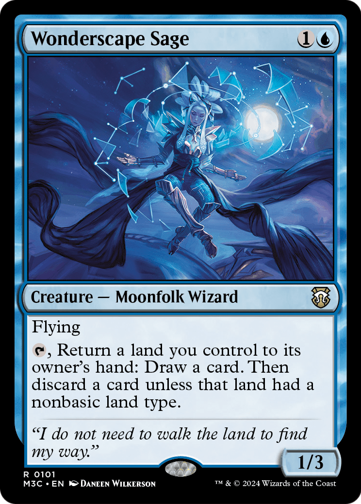 Wonderscape Sage (M3C-101) - Modern Horizons 3 Commander