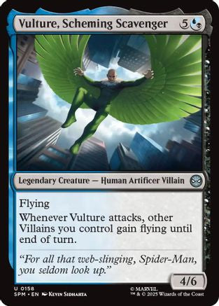 Vulture, Scheming Scavenger (SPM-158) - Marvel's Spider-Man Foil