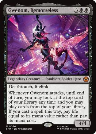 Gwenom, Remorseless (SPM-056) - Marvel's Spider-Man Foil