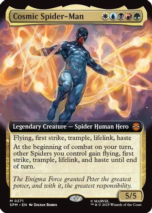 Cosmic Spider-Man (Extended Art) (SPM-271) - Marvel's Spider-Man Foil