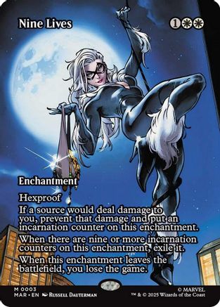 Nine Lives (Borderless) (MAR-003) - Marvel Eternal-Legal