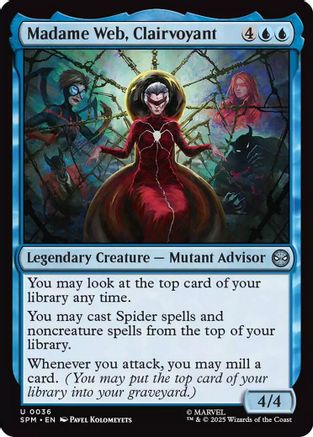 Madame Web, Clairvoyant (SPM-036) - Marvel's Spider-Man Foil