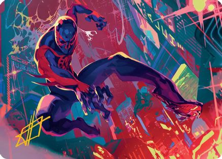 Spider-Man 2099 Art Card (Gold-Stamped Signature) (AASPM-030) - Art Series: Marvel's Spider-Man