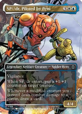 SP//dr, Piloted by Peni (Borderless) (SPM-199) - Marvel's Spider-Man Foil
