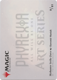 Skyhunter Strike Force // Skyhunter Strike Force (AONE-009) - Phyrexia: All Will Be One Art Series (Borderless) Foil