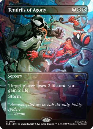 Tendrils of Agony (2004) (Rainbow Foil) (SLD-2004) - Secret Lair Drop Series Foil