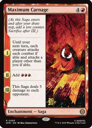 Maximum Carnage (PRE-083) - Prerelease Cards Foil