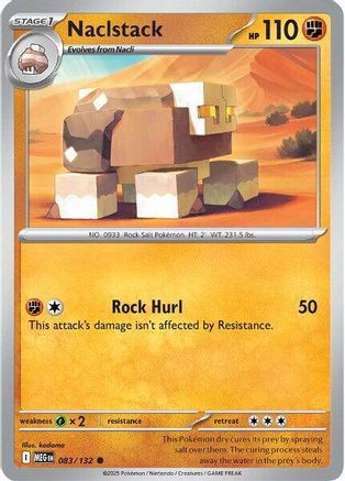 Naclstack 083  - Reverse Holofoil ME01 Mega Evolution - Common