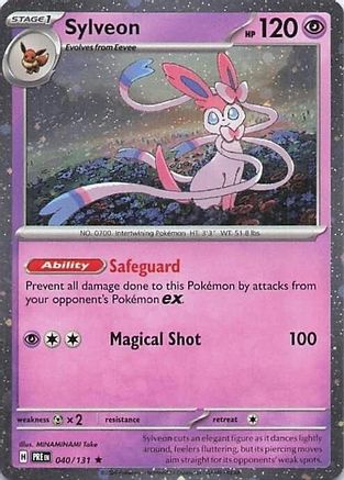 Sylveon (Cosmos Holo) 040/131  - Holofoil Miscellaneous Cards & Products - Rare