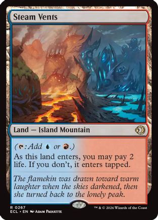 Steam Vents (ECL-267) - Lorwyn Eclipsed