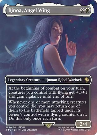 Rinoa, Angel Wing (Borderless) (FIC-450) - Commander: FINAL FANTASY Foil