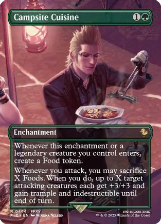 Campsite Cuisine (Borderless) (FIC-464) - Commander: FINAL FANTASY