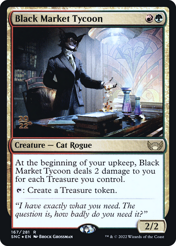 Black Market Tycoon (PRE-167) - Streets of New Capenna Promos Foil