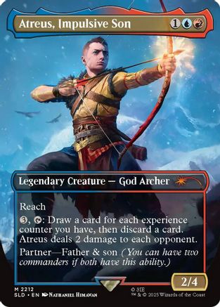 Atreus, Impulsive Son (SLD-2212) - Secret Lair Drop Series Foil