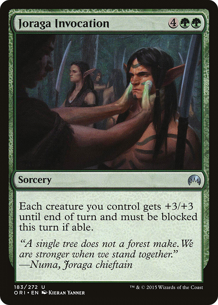 Joraga Invocation (ORI-183) - Magic Origins Foil