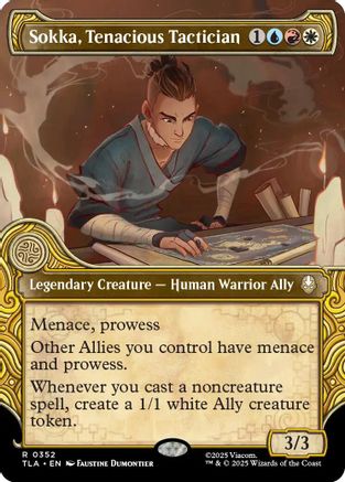 Sokka, Tenacious Tactician (Showcase) (TLA-352) - Avatar: The Last Airbender