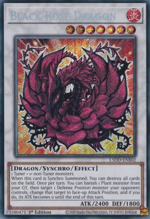 Black Rose Dragon (L5DD-ENS02) (L5DD-ENS02) - Legendary 5D's Decks 1st Edition