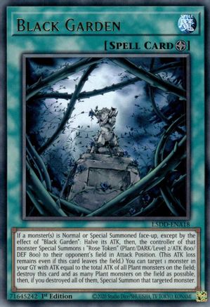 Black Garden (Ultra Rare) (L5DD-ENA18) - Legendary 5D's Decks 1st Edition