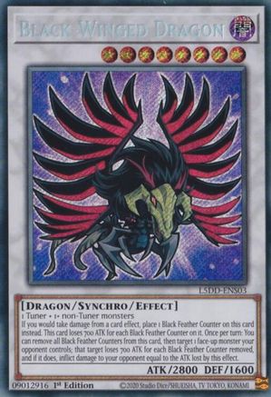 Black-Winged Dragon (L5DD-ENS03) (L5DD-ENS03) - Legendary 5D's Decks 1st Edition