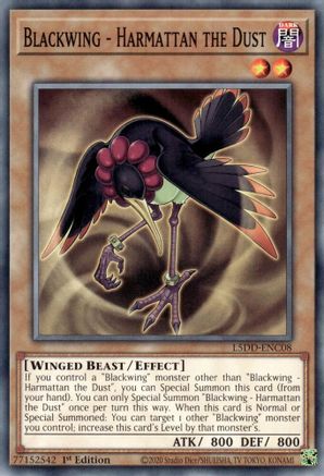 Blackwing - Harmattan the Dust (L5DD-ENC08) - Legendary 5D's Decks 1st Edition