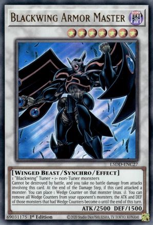 Blackwing Armor Master (L5DD-ENC27) - Legendary 5D's Decks 1st Edition