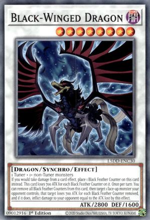 Black-Winged Dragon (L5DD-ENC30) (L5DD-ENC30) - Legendary 5D's Decks 1st Edition