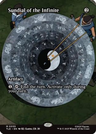 Sundial of the Infinite (Borderless) (TLE-055) - Avatar: The Last Airbender: Eternal-Legal Foil
