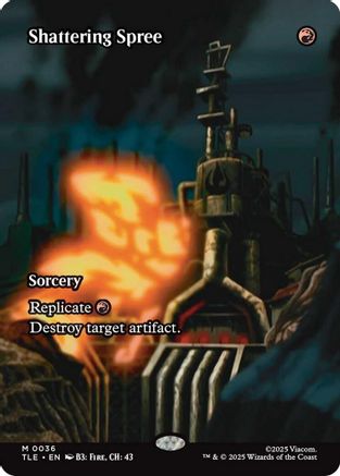 Shattering Spree (Borderless) (TLE-036) - Avatar: The Last Airbender: Eternal-Legal