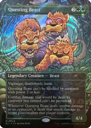Questing Beast (Halo Foil) (SLC-044) - Secret Lair Countdown Kit Foil