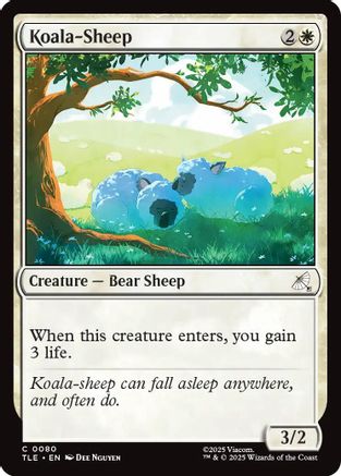 Koala-Sheep (TLE-080) - Avatar: The Last Airbender: Eternal-Legal Foil