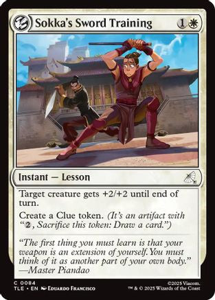 Sokka's Sword Training (TLE-084) - Avatar: The Last Airbender: Eternal-Legal