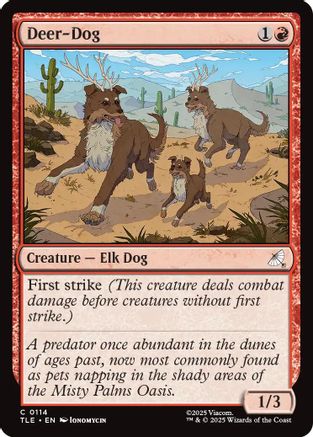 Deer-Dog (TLE-114) - Avatar: The Last Airbender: Eternal-Legal Foil
