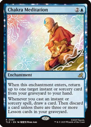 Chakra Meditation (TLE-091) - Avatar: The Last Airbender: Eternal-Legal Foil