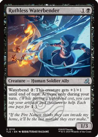 Ruthless Waterbender (TLE-110) - Avatar: The Last Airbender: Eternal-Legal