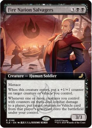 Fire Nation Salvagers (Extended Art) (TLE-188) - Avatar: The Last Airbender: Eternal-Legal