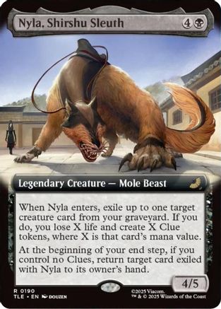 Nyla, Shirshu Sleuth (Extended Art) (TLE-190) - Avatar: The Last Airbender: Eternal-Legal