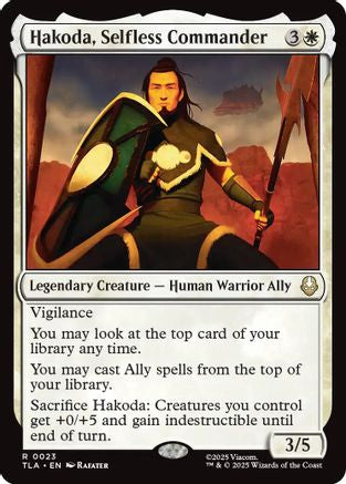 Hakoda, Selfless Commander (TLA-023) - Avatar: The Last Airbender