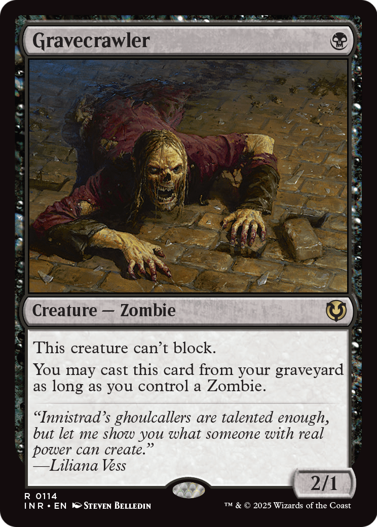 Gravecrawler (INR-114) - Innistrad Remastered Foil