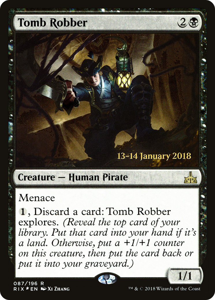 Tomb Robber (PRE-087) - Rivals of Ixalan Promos Foil