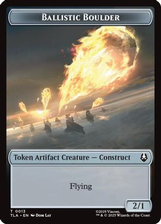 Ballistic Boulder // Food (0019) Double-Sided Token (TLA-13 // 19) - Avatar: The Last Airbender