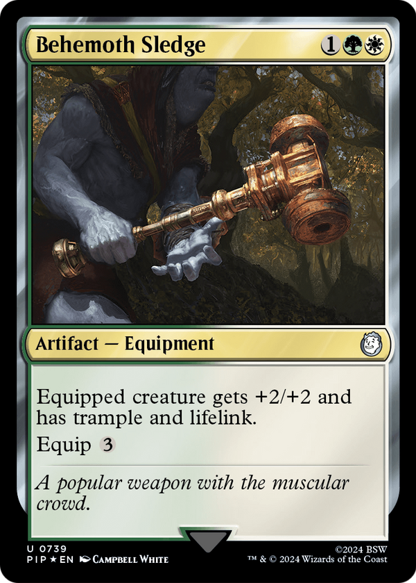 Behemoth Sledge (Surge Foil) (PIP-739) - Fallout Foil